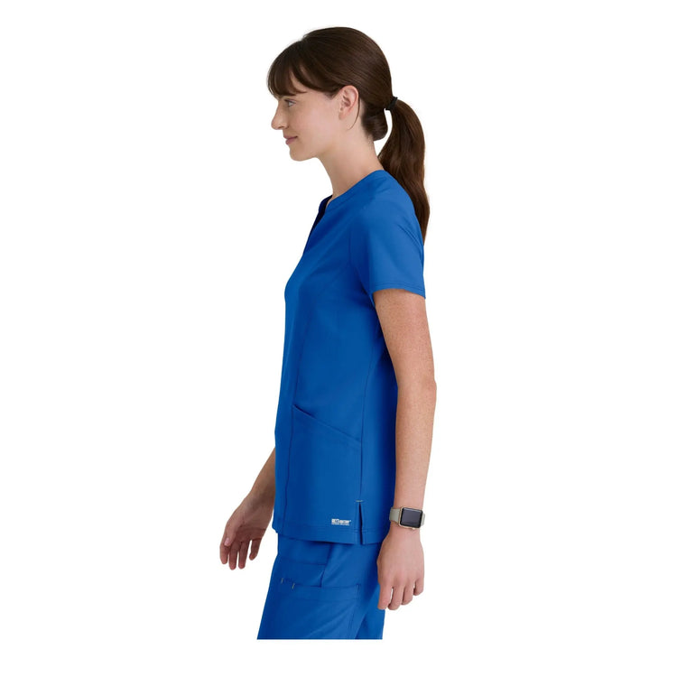 Louisa - Notched collar tunic - Women - Grey’s Anatomy Evolve Grey’s Anatomy 