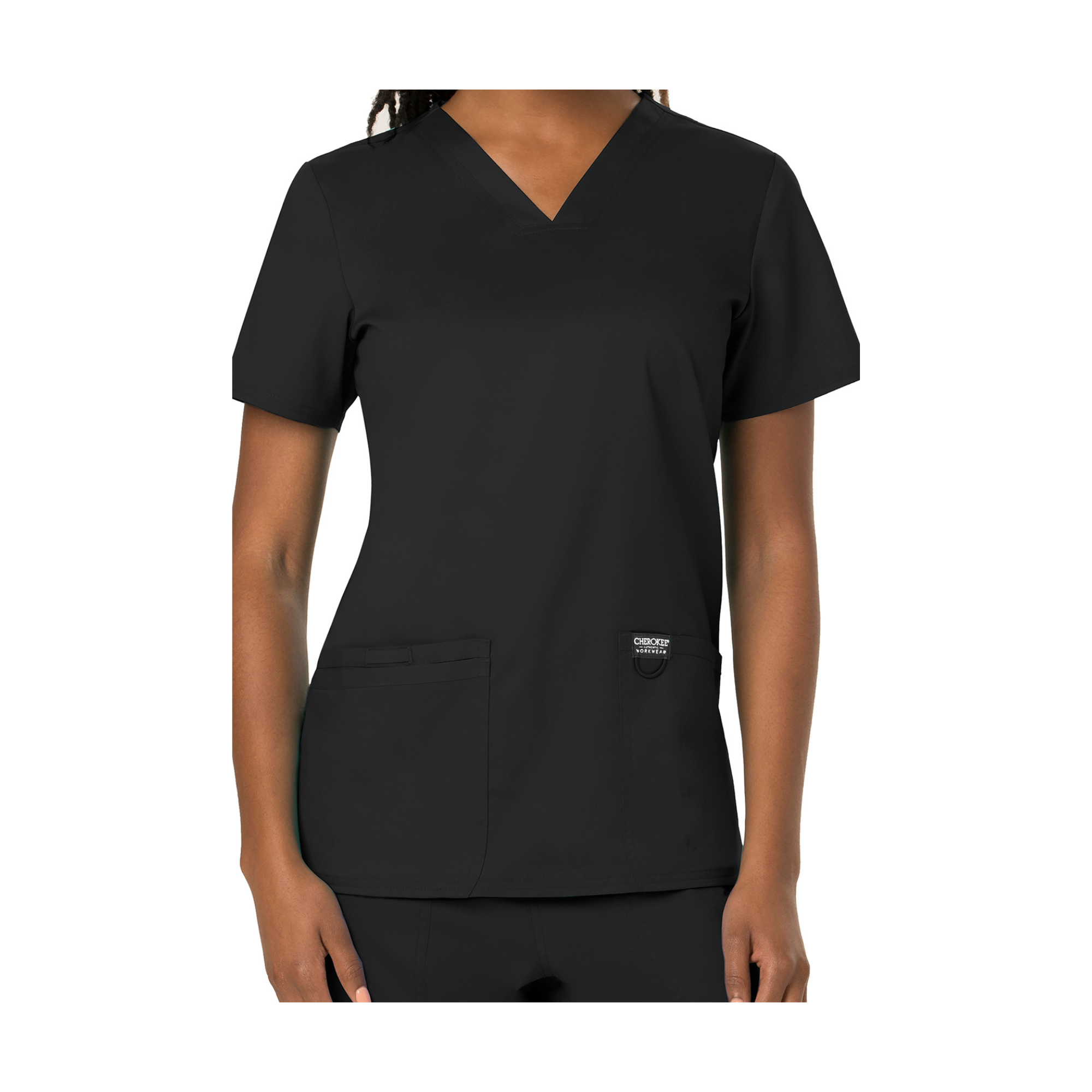 Mérignac - Tunique col en V - Femme - Cherokee Cherokee Authentic Workwear  Noir-3XL