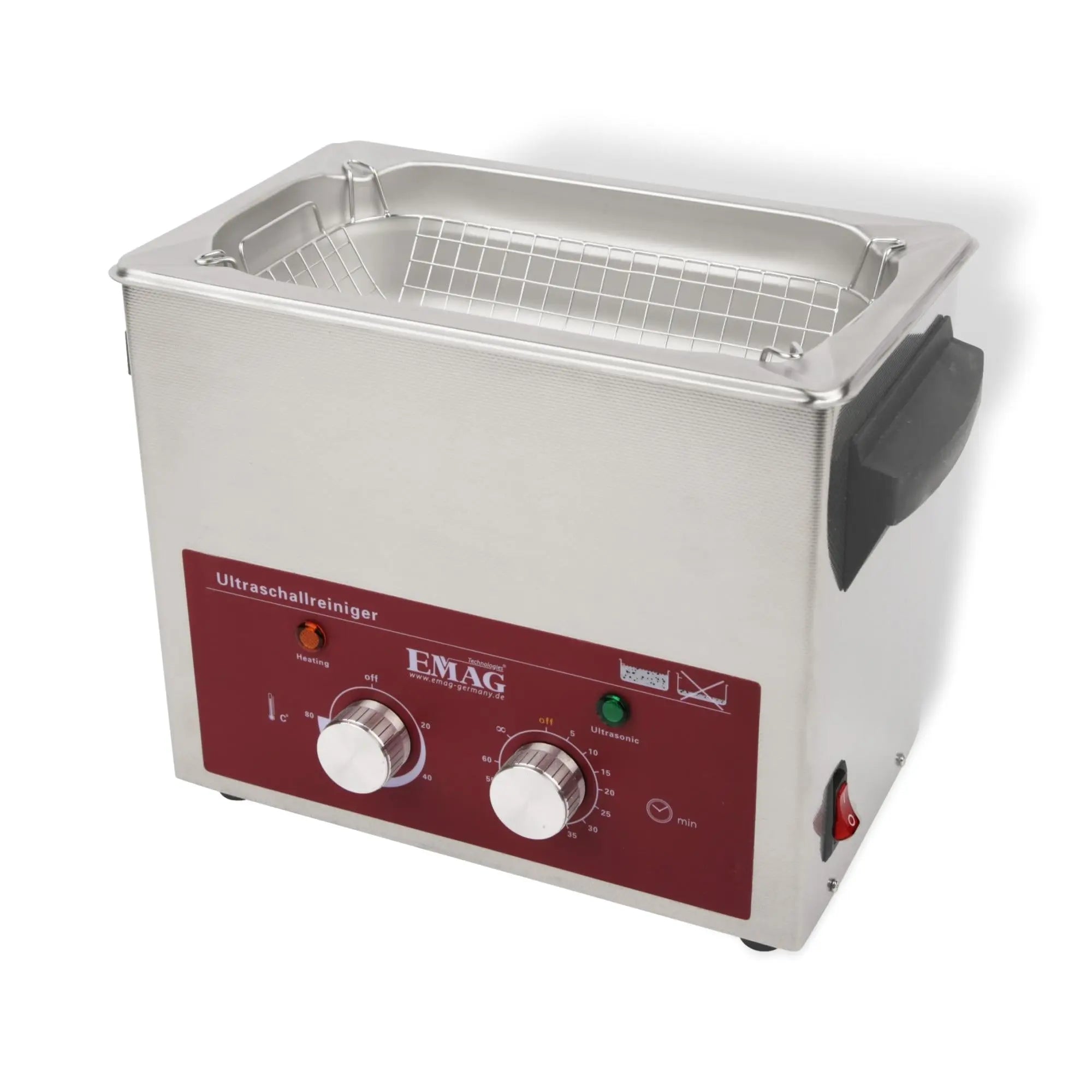 Nettoyeur à ultrasons tout en inox 2,2L - Emmi-H22 - My Podologie