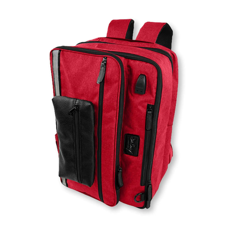 Sac à dos convertible médical MADRAGUE - Rouge / Noir - My Podologie