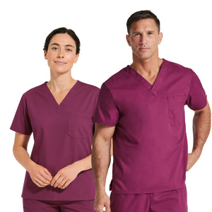 Orléans - Tunique col V - Unisexe - Dickies Dickies  Bordeaux / 3XL