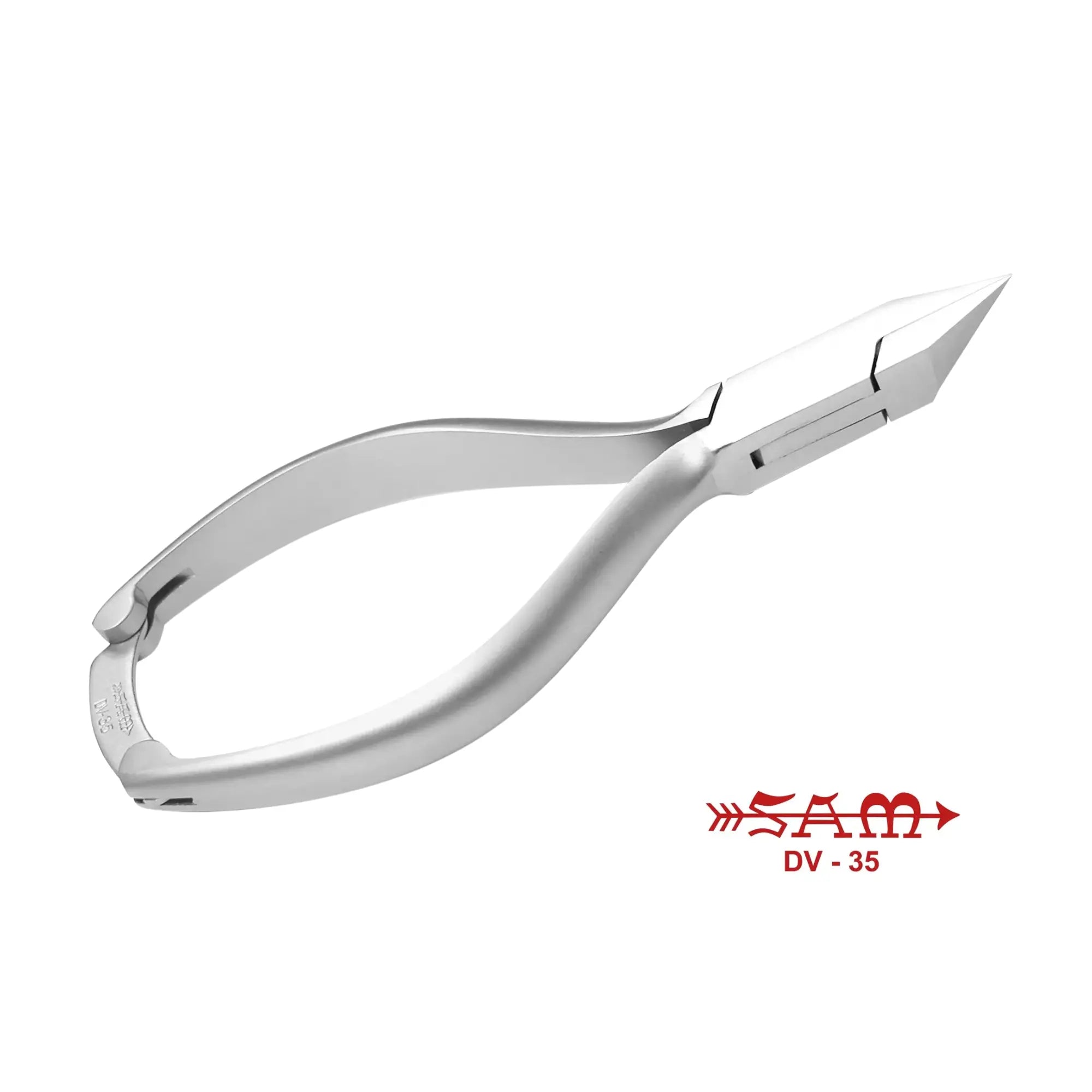 Pince à ongles - Acier inoxydable - Finition satinée - Coupe droite - Mors plats - 13,5 cm - Sam Sam