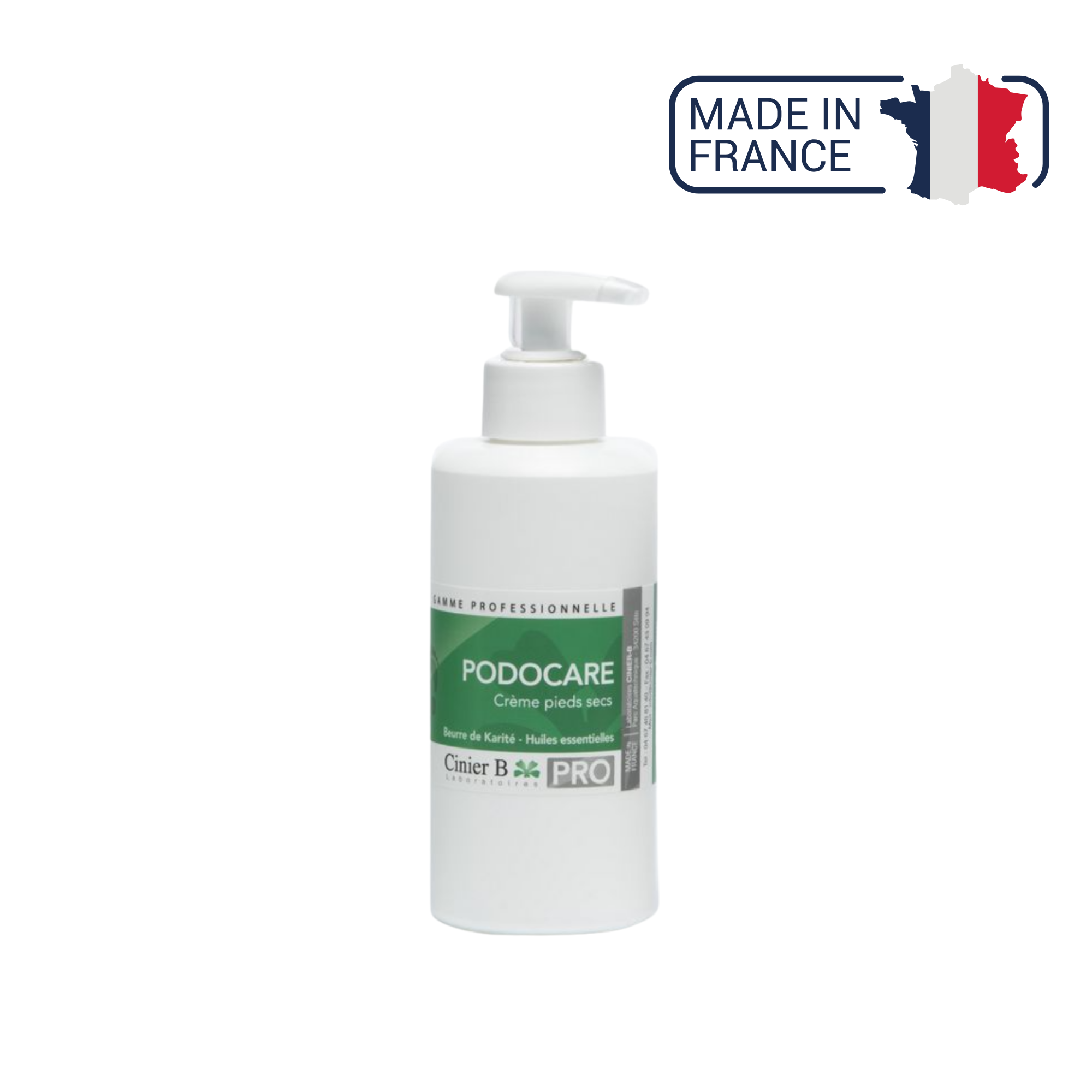 Podocare Crème Pieds Secs - 3 contenances - Laboratoires Cinier B Laboratoires Cinier B 