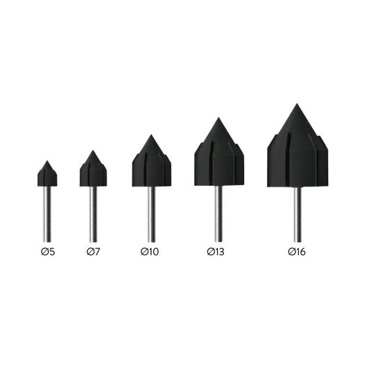 Porte Capuchon Abrasif en Pointe GT-PODO - Ø 5mm / 16mm - Lukas Podological Lukas Podological  5-mm