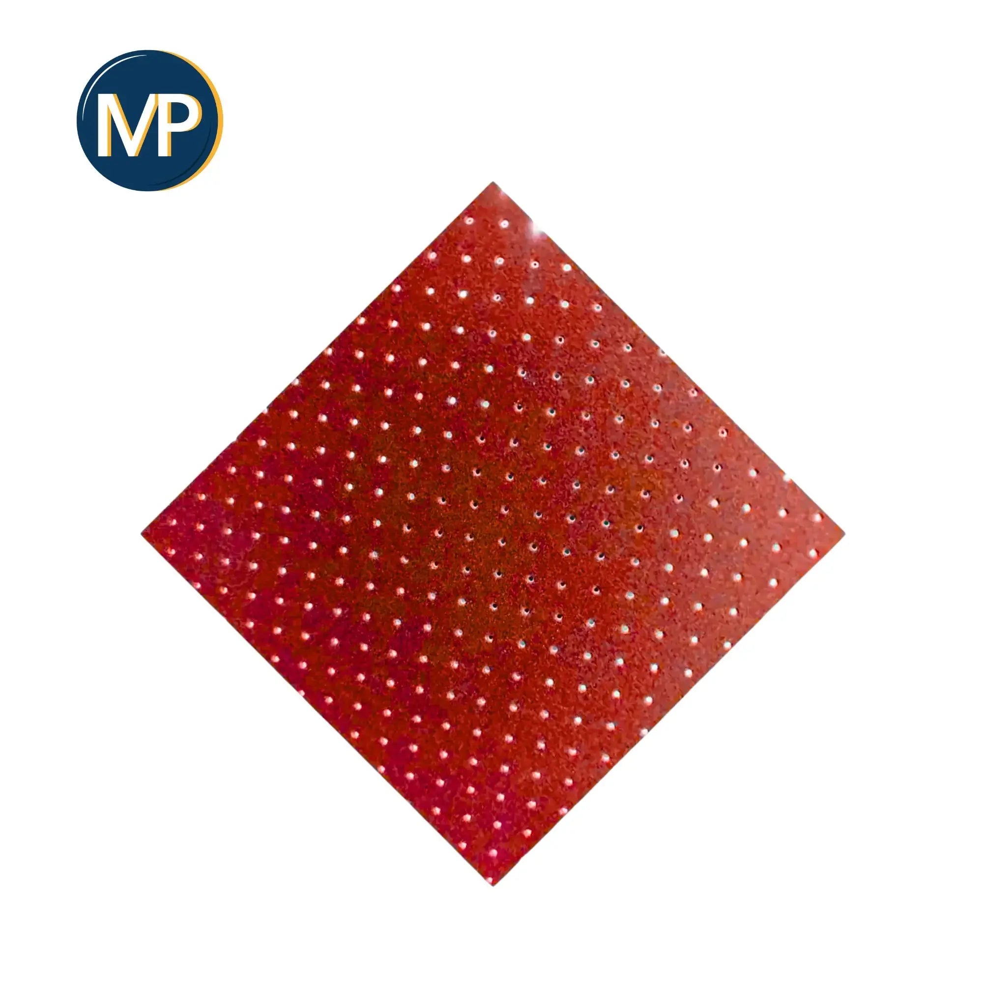 Recouvrement My Carefoam 35 perforé - 2,5 mm - Shore 33 - 1 x 1 m - rouge MP  Perforé-Rouge