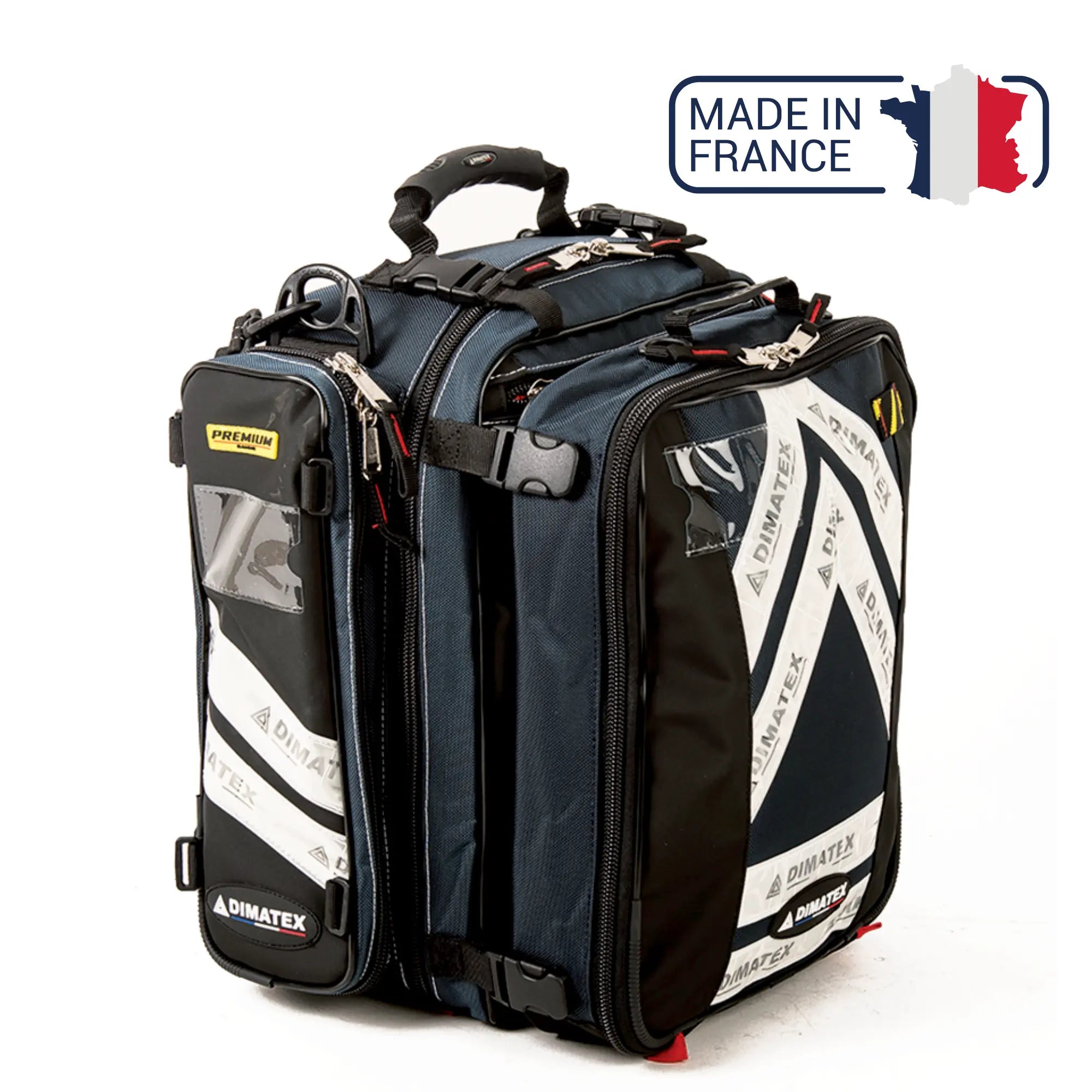 Sac de secours 37 litres TONIC - Rouge ou bleu - DIMATEX