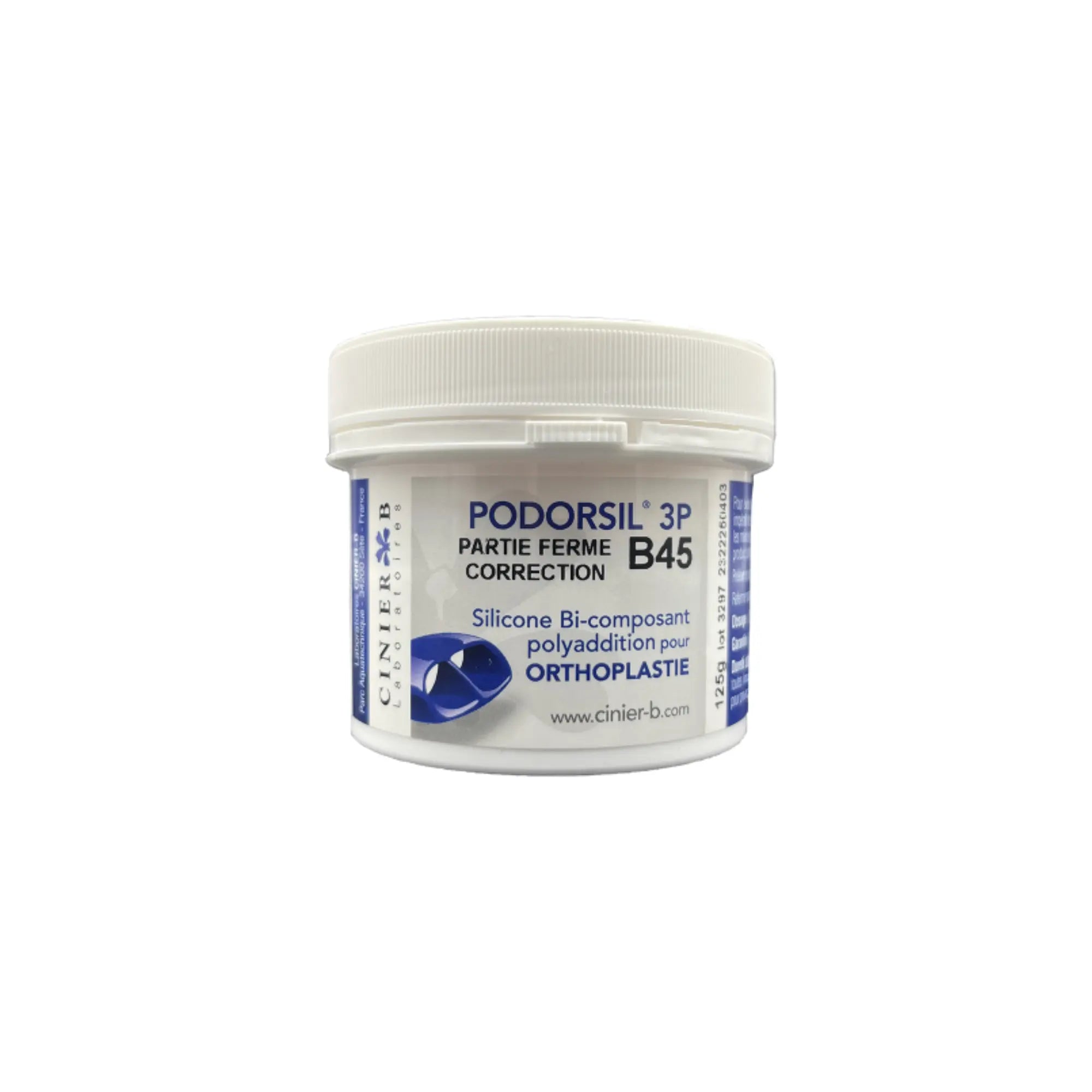 Silicone orthoplastie B45 - Ferme - Shore 45 - Podorsil 3P Podorsil  125g