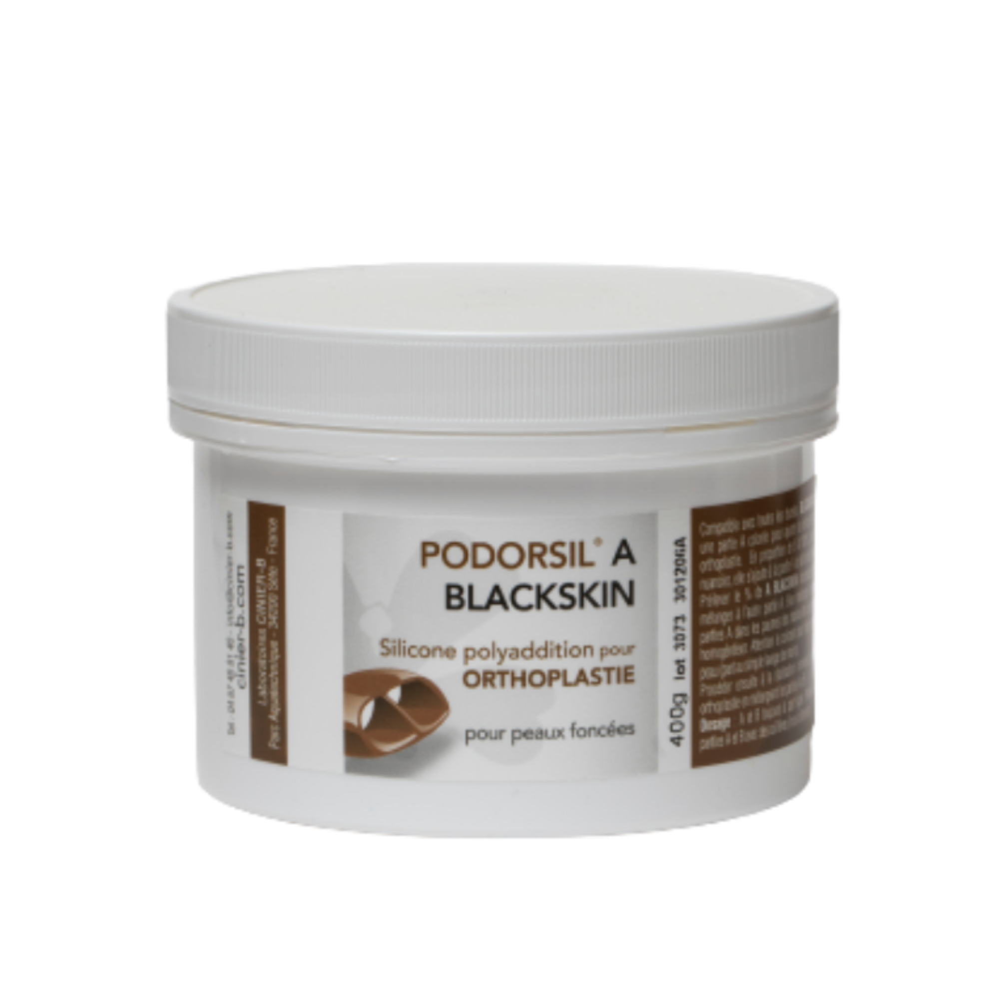Silicone orthoplastie BlackSkin A - 3 contenances - Podorsil Podorsil 