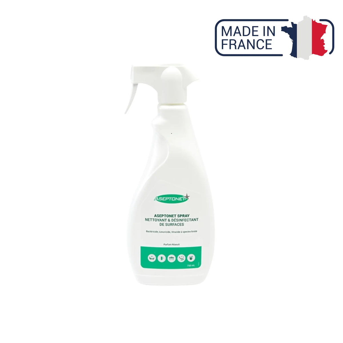 Spray nettoyant désinfectant surfaces et DM - 750 ml - ASEPTONET Aseptonet 