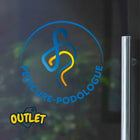 Sticker vitrine Pédicure-Podologue ONPP - Pour votre cabinet de podologie // Destockage