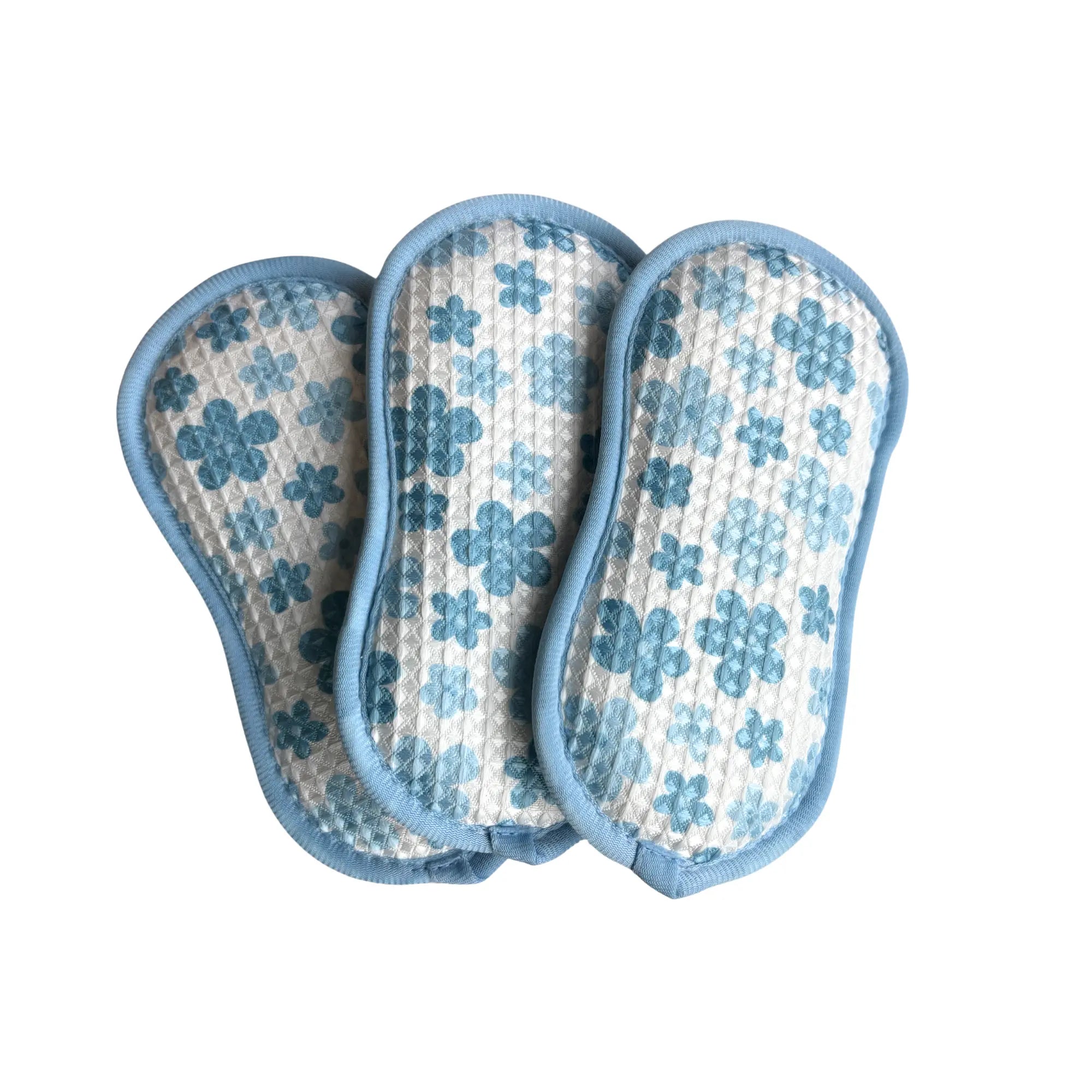 Tampon de nettoyage réutilisable - 3 pièces - plusieurs coloris - My Podologie My Podologie  Bleu