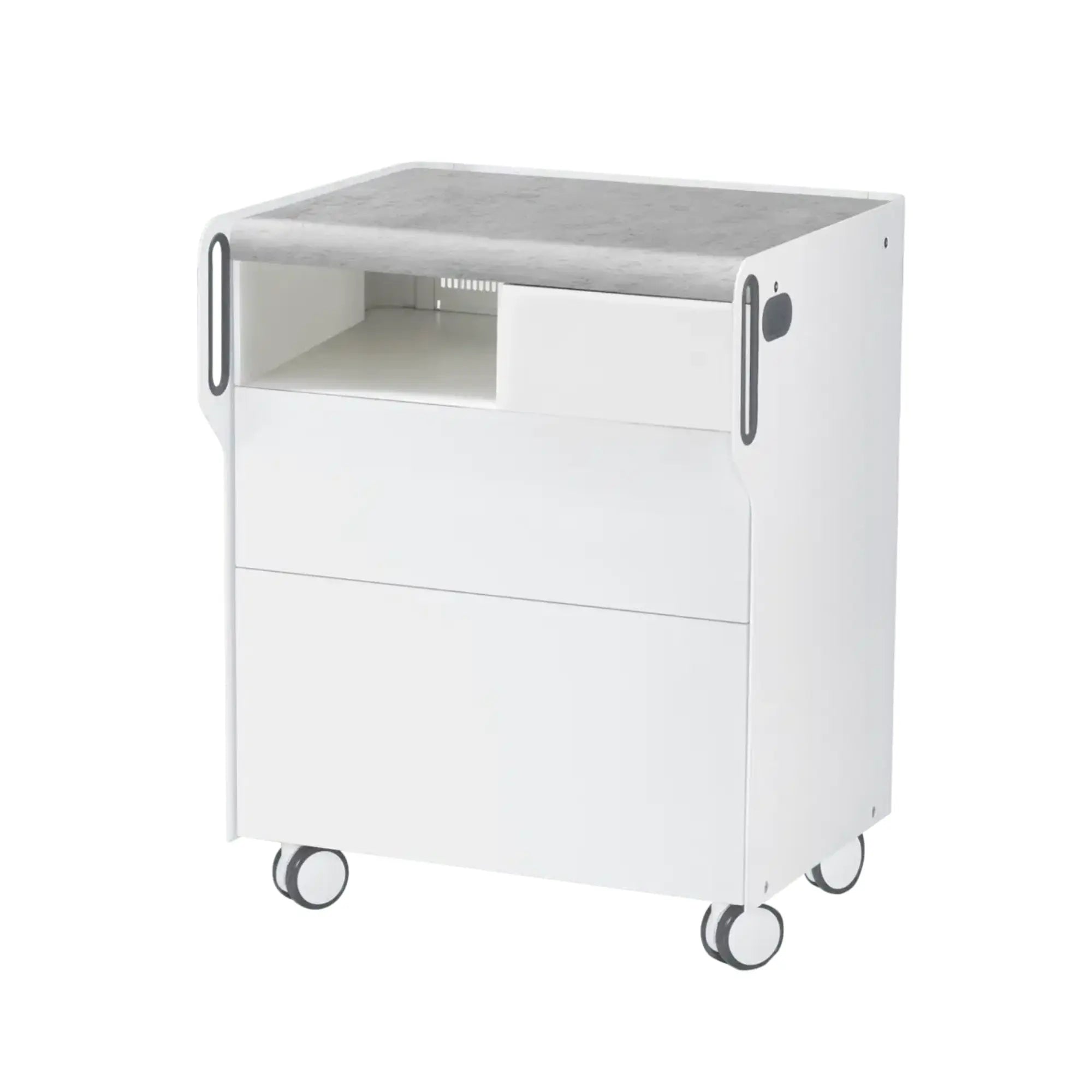 Unité de Podologie "Room Move"- Taille M - Ruck Ruck  Béton-2-compartiment-micromoteur-à-gauche-Non