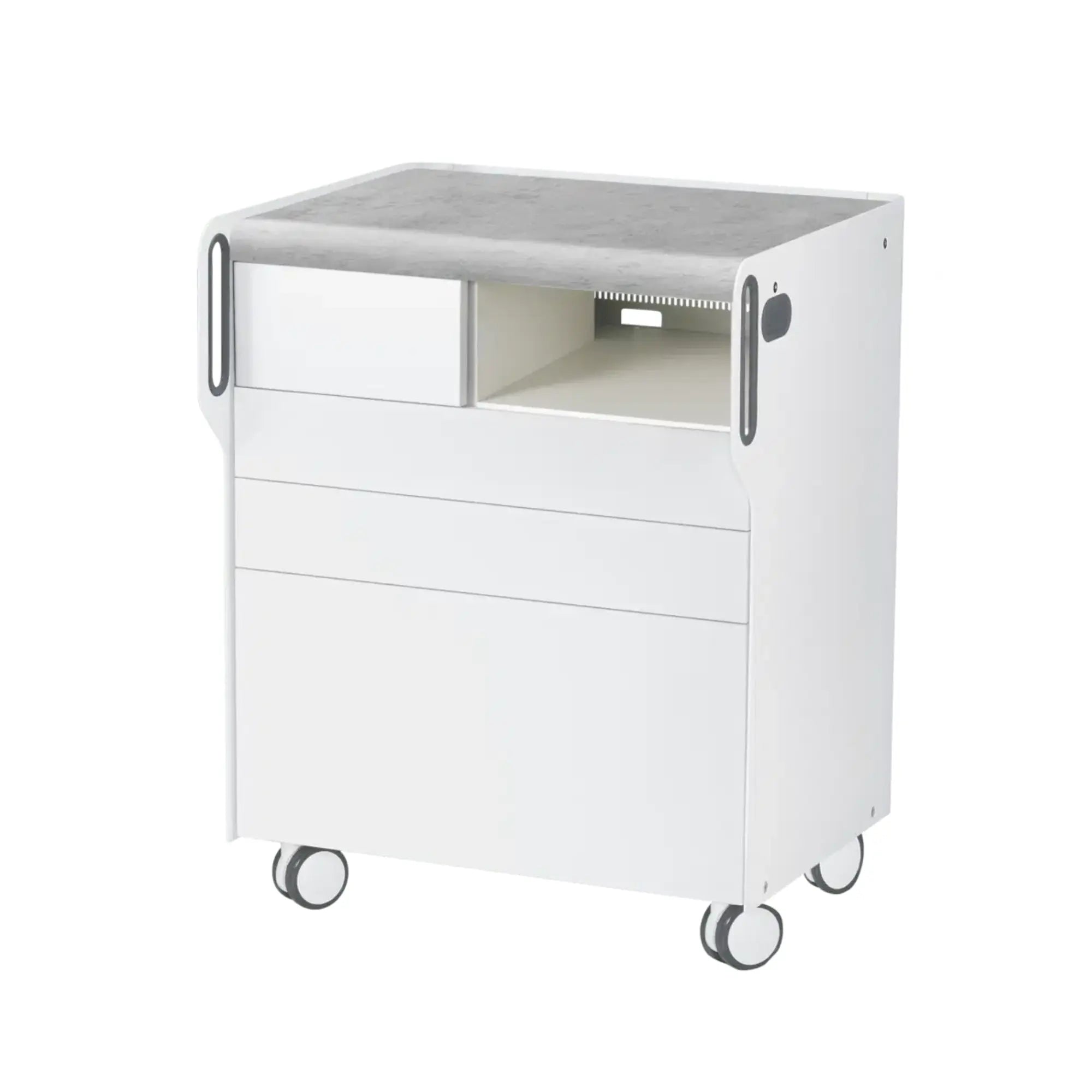 Unité de Podologie "Room Move"- Taille M - Ruck Ruck  Béton-3-compartiment-micromoteur-à-droite-Non