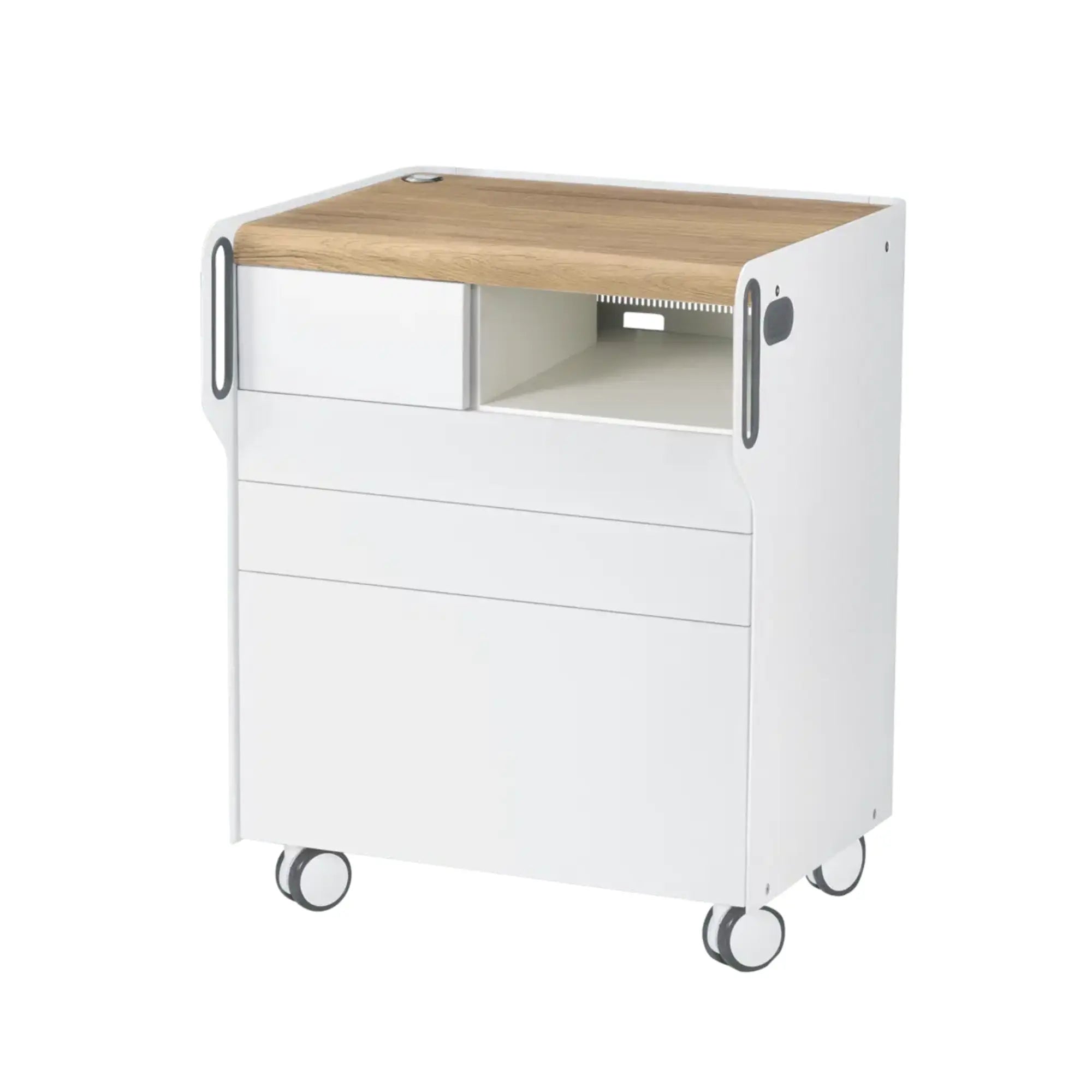 Unité de Podologie "Room Move"- Taille M - Ruck Ruck  Chêne-3-compartiment-micromoteur-à-droite-Cercle-X