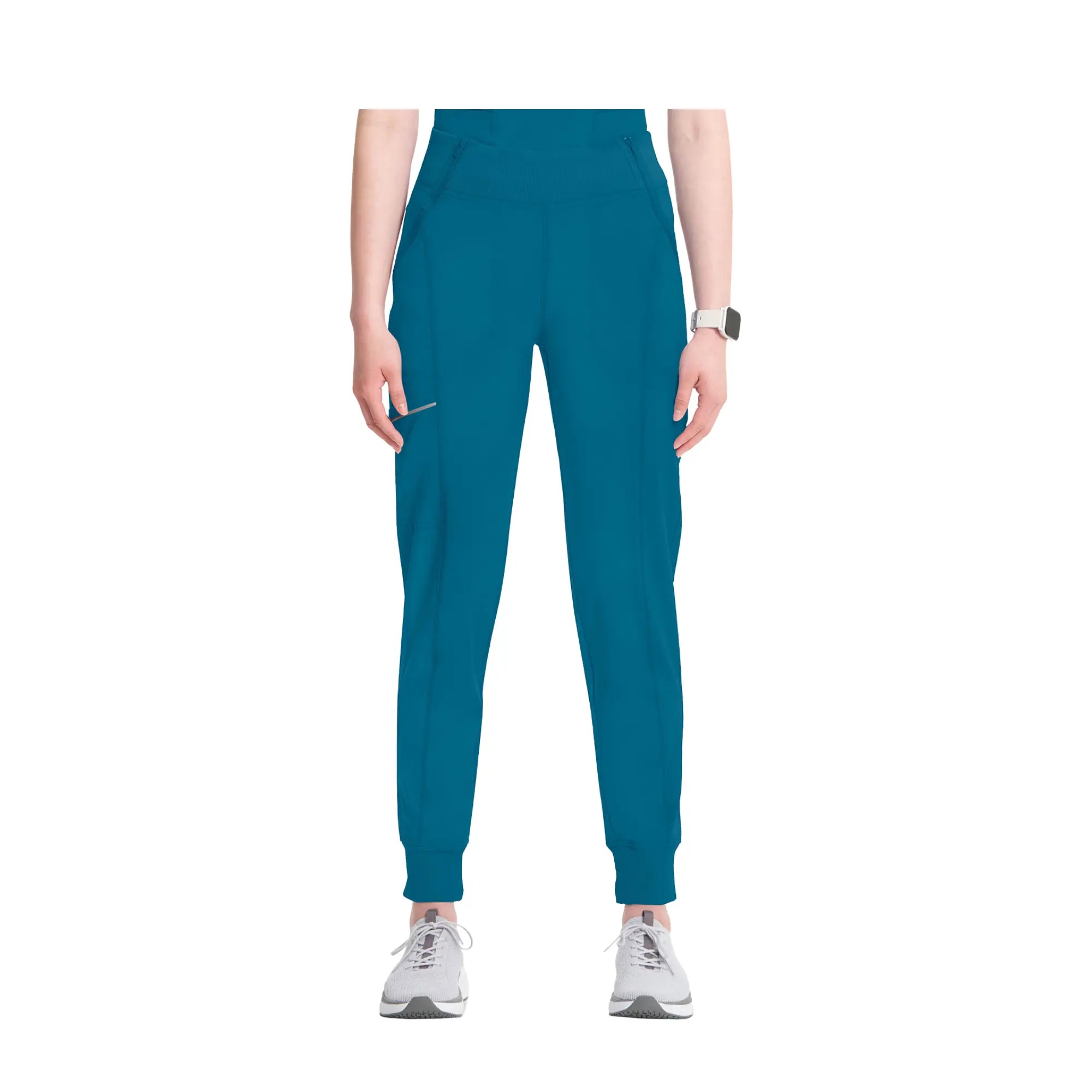 Valence - Jogging médical fuselé - Femme - Cherokee Cherokee Authentic Workwear  Bleu-Canard-3XL