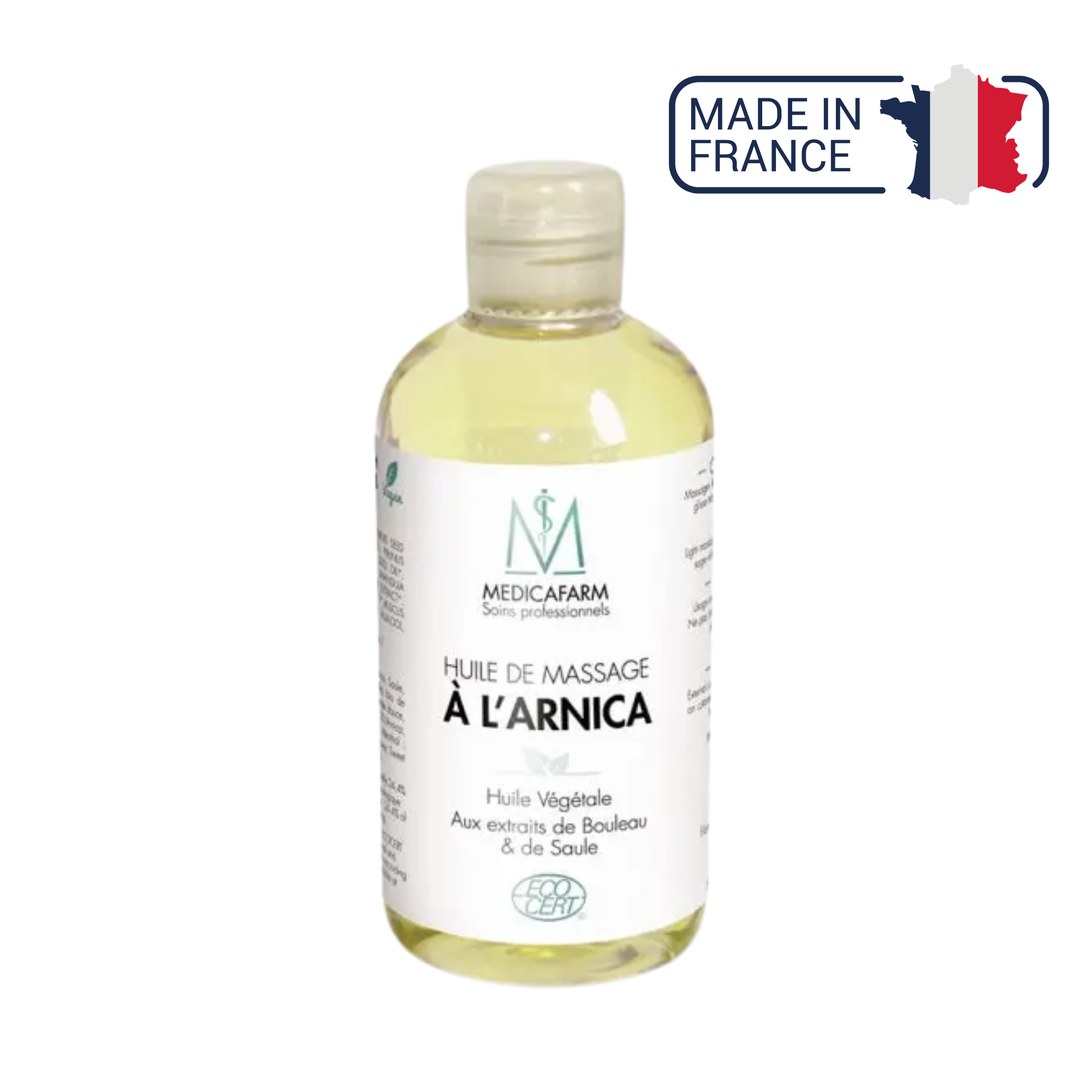 Huile de massage BIO à l'Arnica - Flacon Stop-goutte 250 ml - Medicafarm Medicafarm 